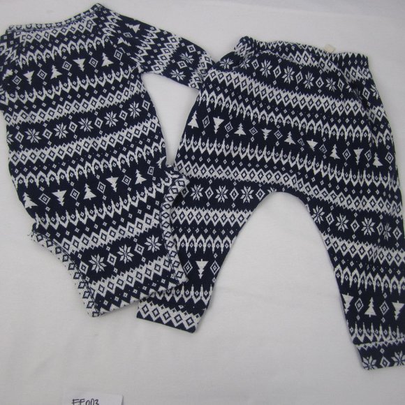 Blue Pajama Set Loungewear size 18-24 months NWT - Picture 2 of 10